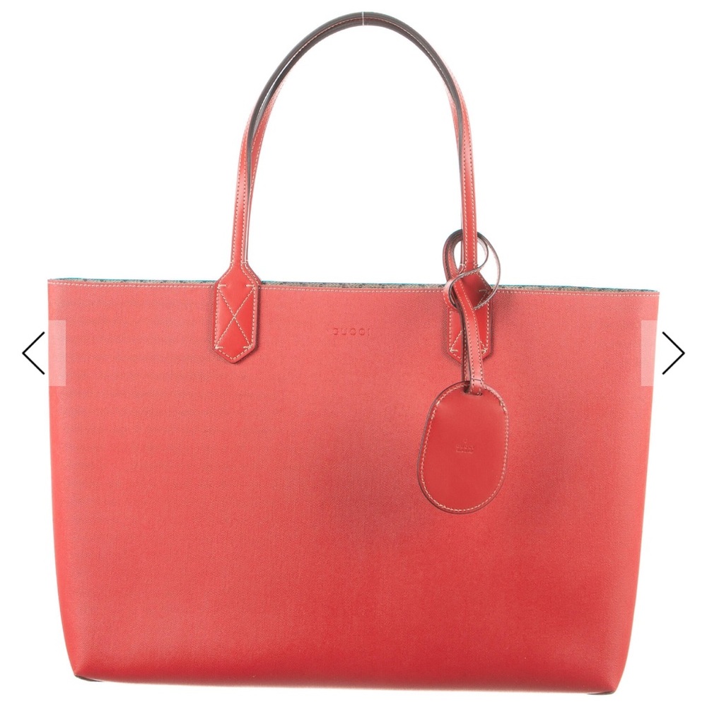 Gucci Vibrant Red Tote Bag